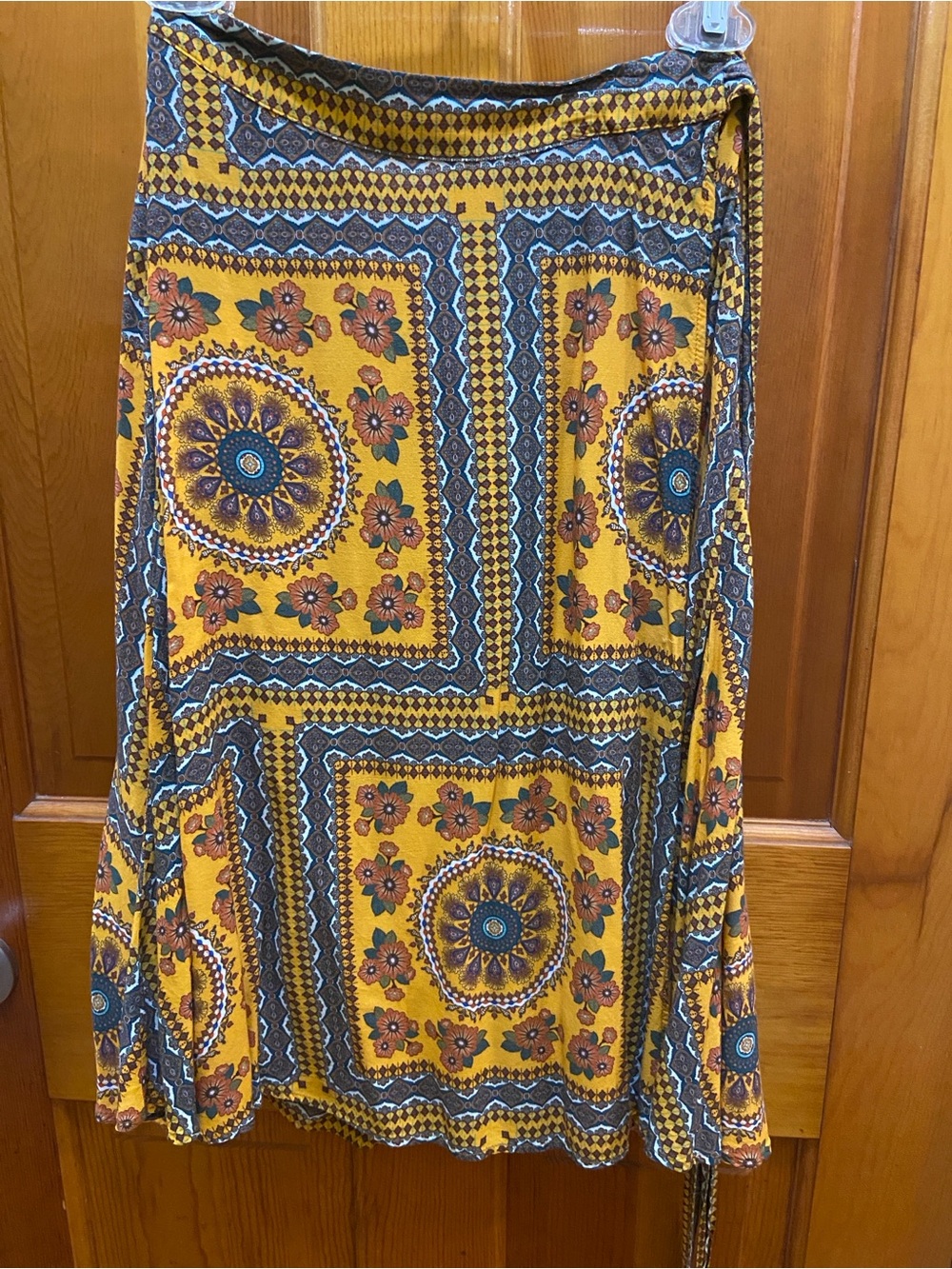 Farm Rio by Anthropologie wrap skirt